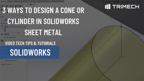 solidworks sheet metal cone|how to flatten a cone.